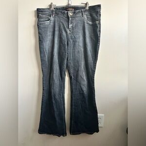 South Pole Women’s Mid-Rise Dark Wash Bootcut Jeans 20